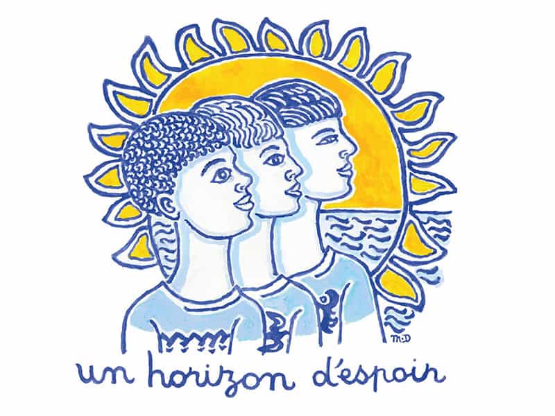 Logo de la ligue contre le cancer et la recherche contre le cancer pédiatrique