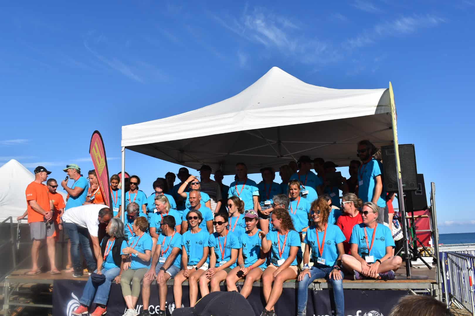 Photo de groupe des bénévoles des Balades Bigoudènes