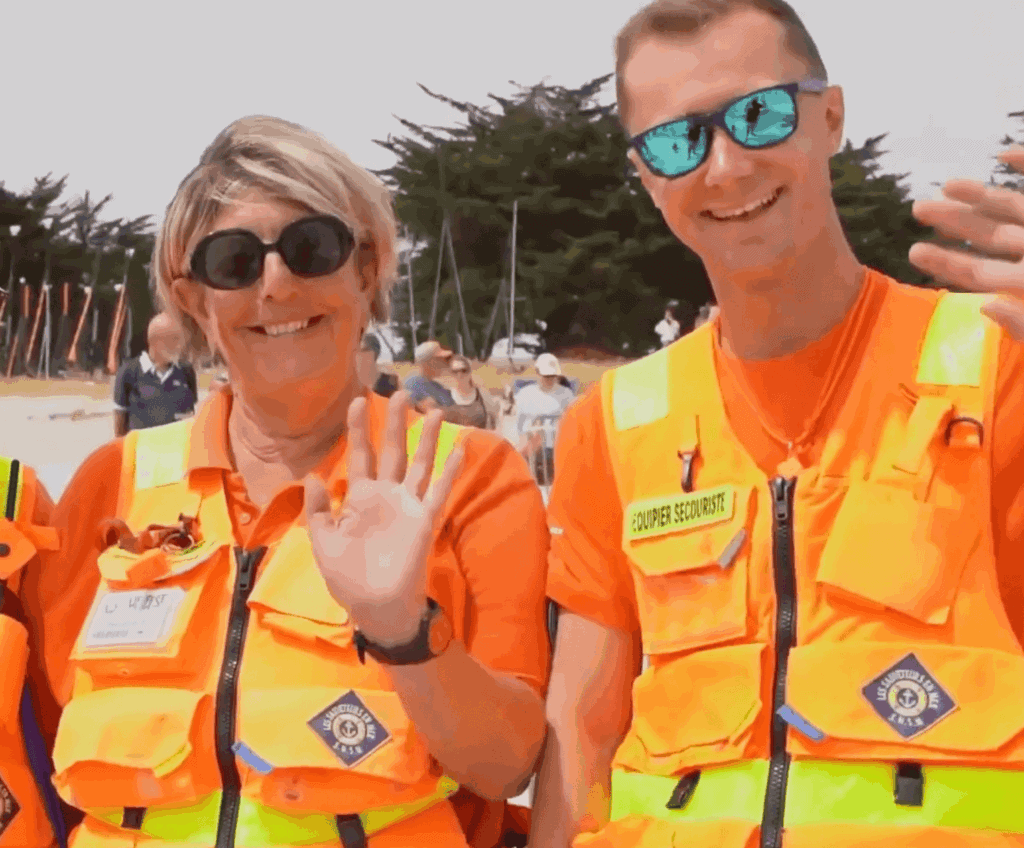 Photo de deux membre de la SNSM.